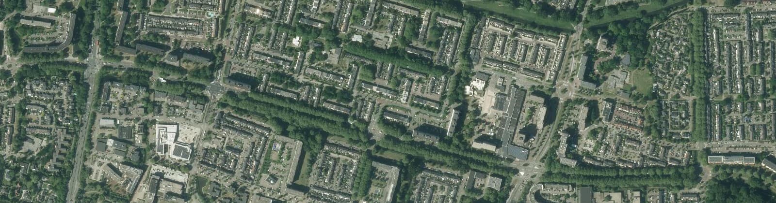 Luchtfoto van Componistenbuurt-Zuid