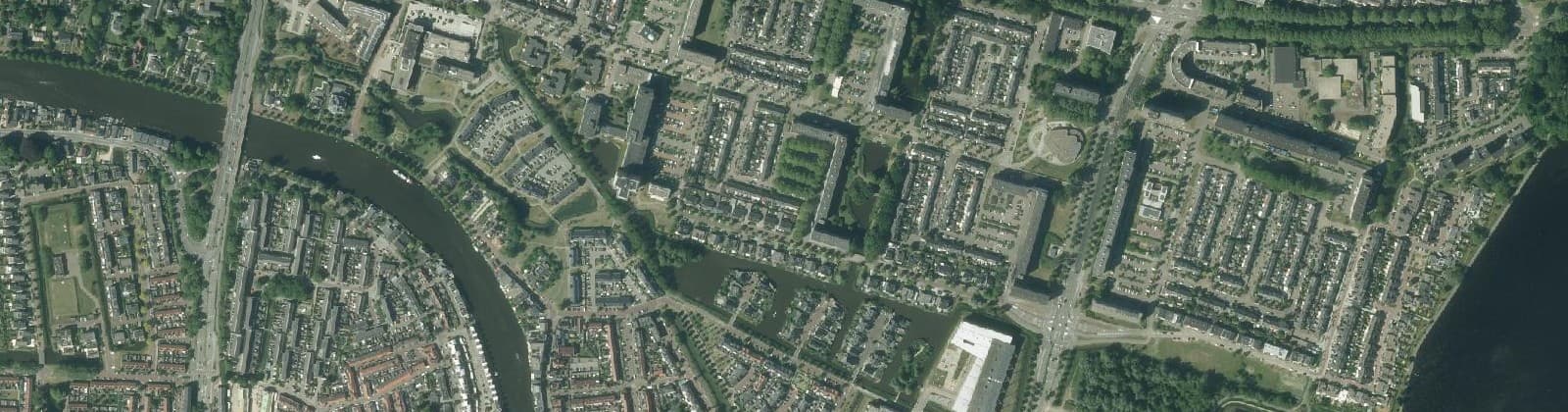 Luchtfoto van Planetenbuurt-Zuid