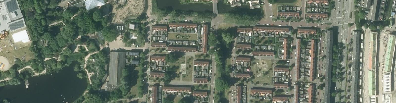 Luchtfoto van Zeeheldenbuurt