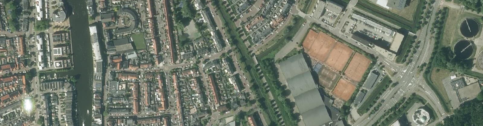 Luchtfoto van Nieuwe Sloot