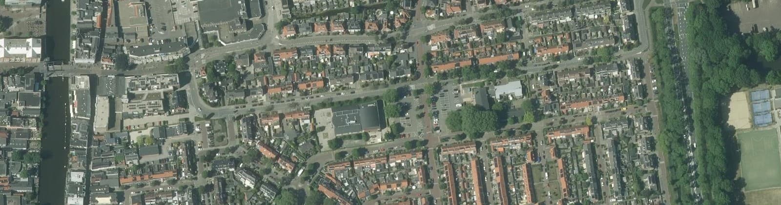 Luchtfoto van Van Boetzelaerstraat