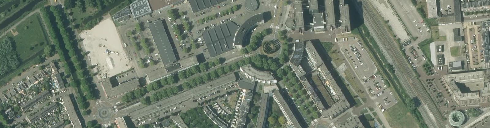 Luchtfoto van Europaplein