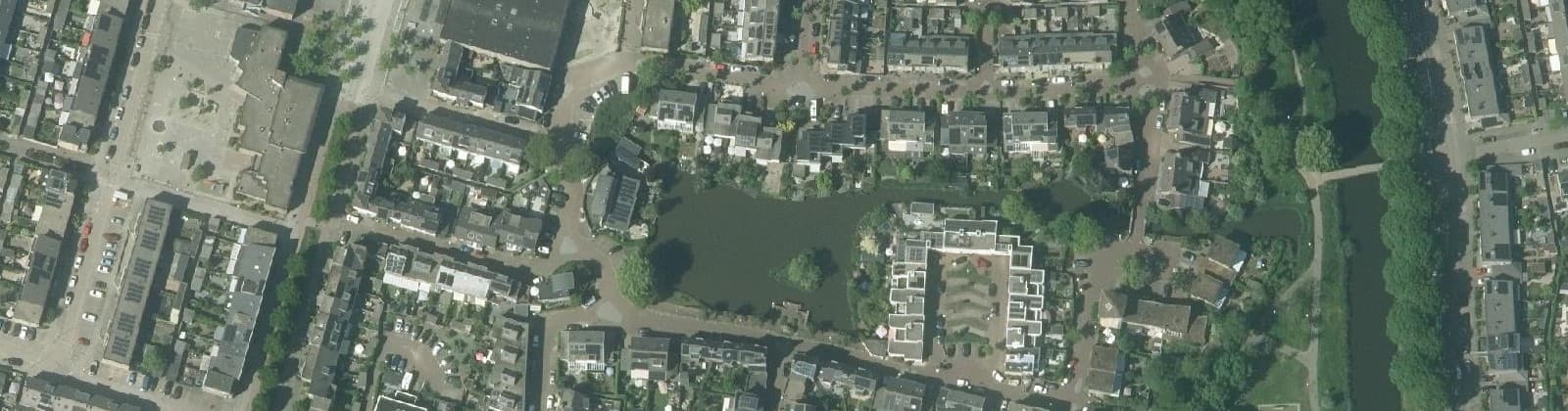 Luchtfoto van De Oude Wereld-Oost
