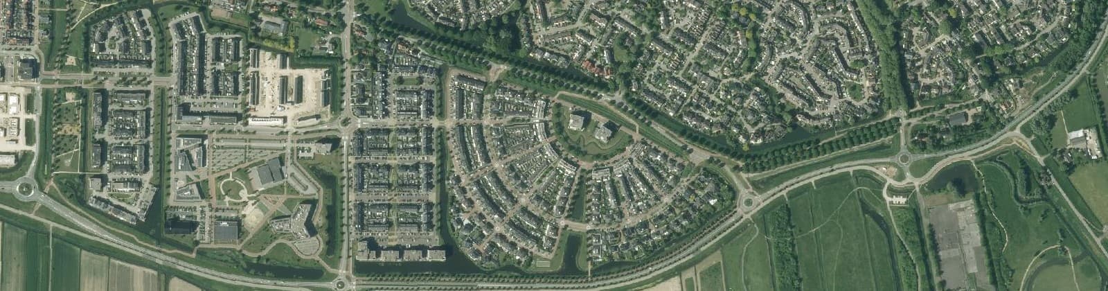 Luchtfoto van Ter Leede