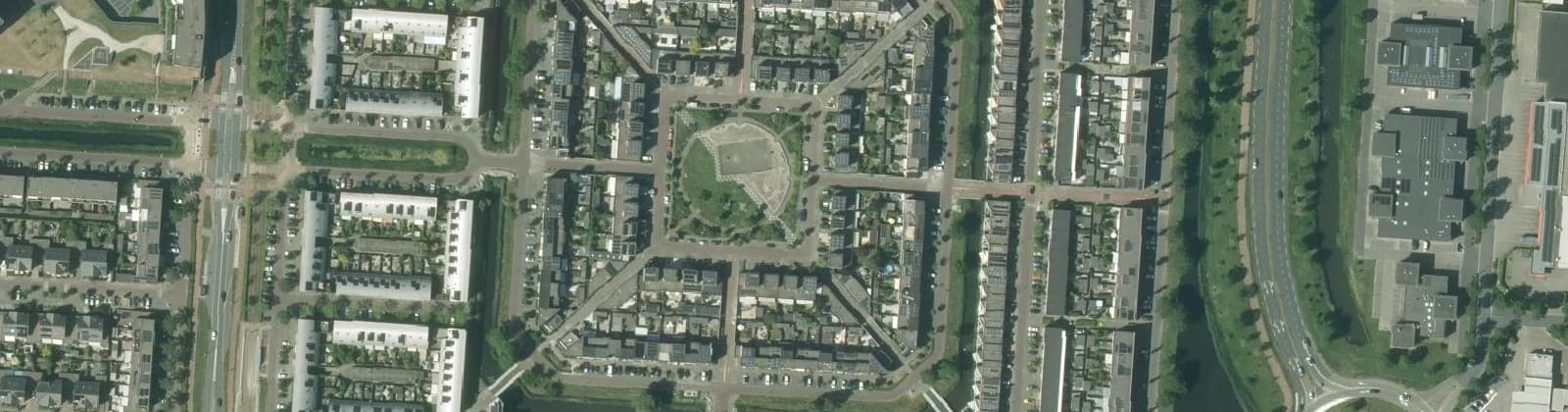 Luchtfoto van Waterkant