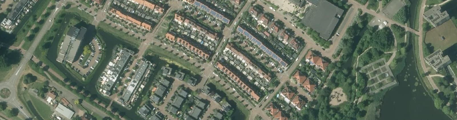Luchtfoto van Riederhoek
