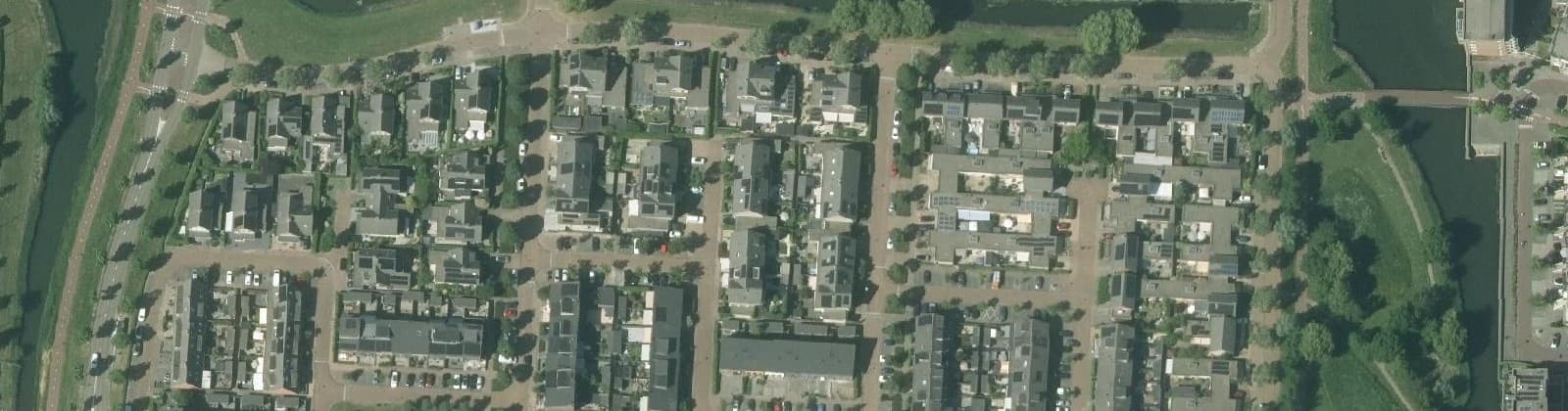 Luchtfoto van Vrijheidsakker