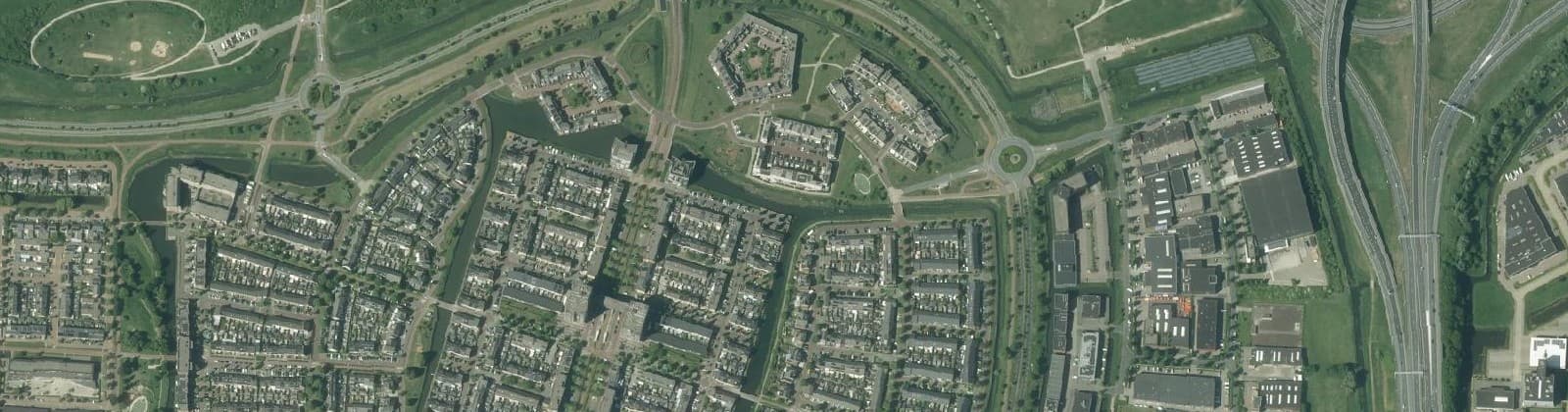 Luchtfoto van Vrijenburg