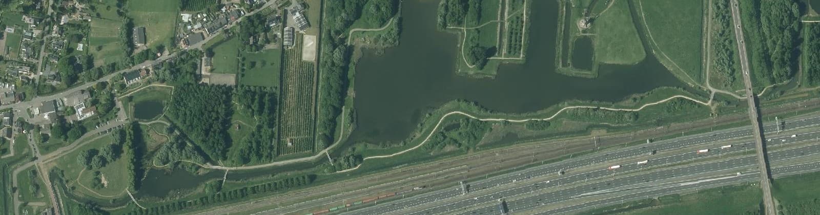Luchtfoto van Sint Clarabos