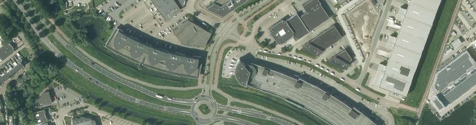 Luchtfoto van BT Cornelisland