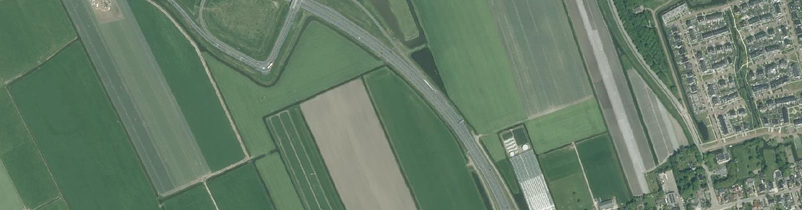 Luchtfoto van Ten westen van de Tolweg