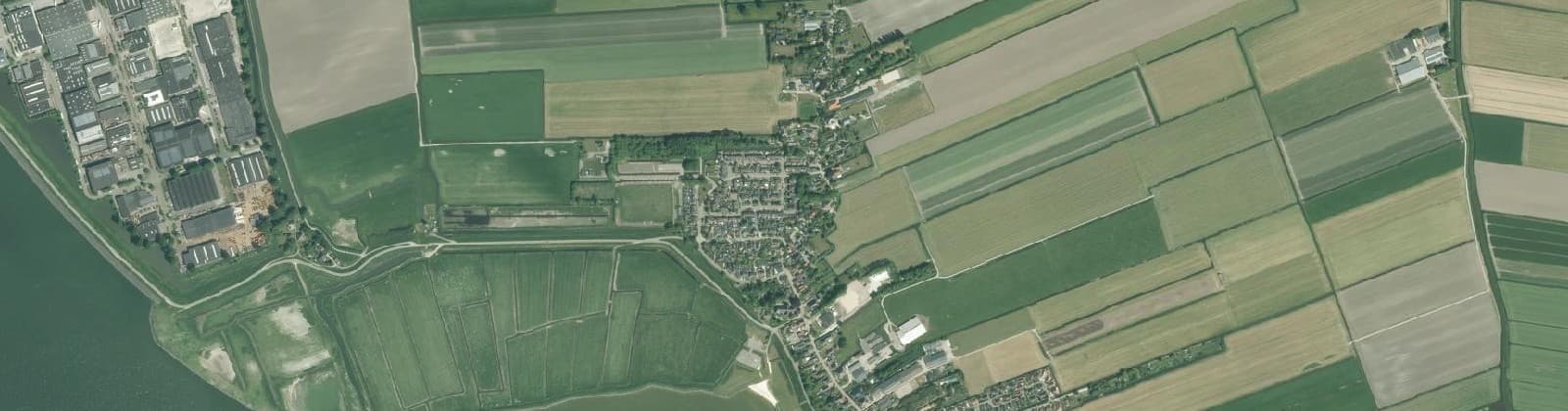 Luchtfoto van Schellinkhout