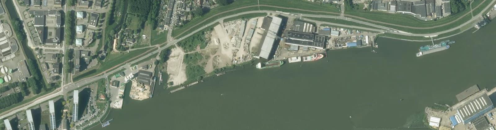 Luchtfoto van IJsseldijk