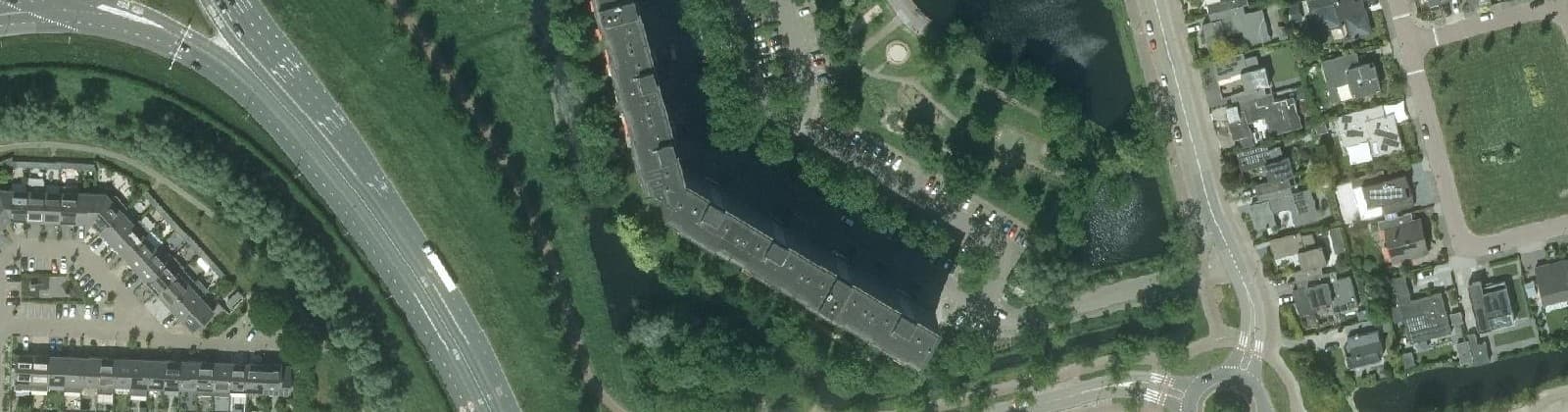 Luchtfoto van Reviusbuurt