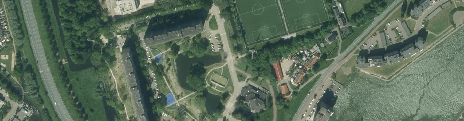 Luchtfoto van Valeriusbuurt