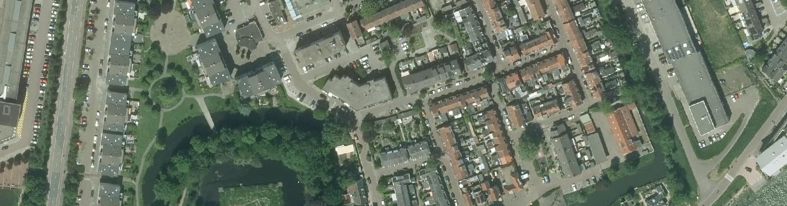 Luchtfoto van Oude Plaats