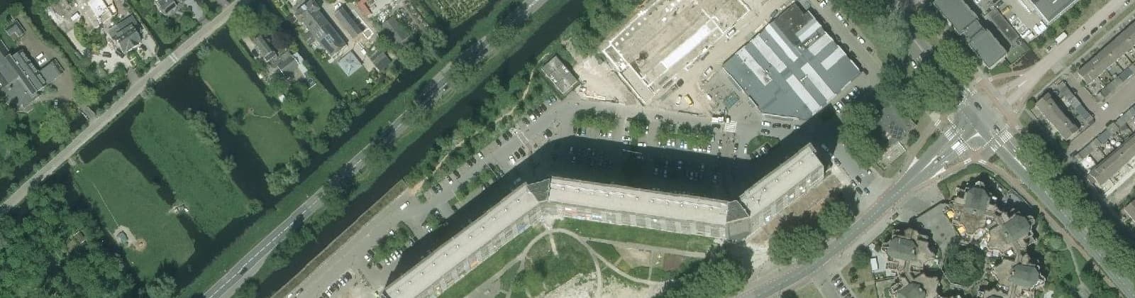 Luchtfoto van Schermerhoek