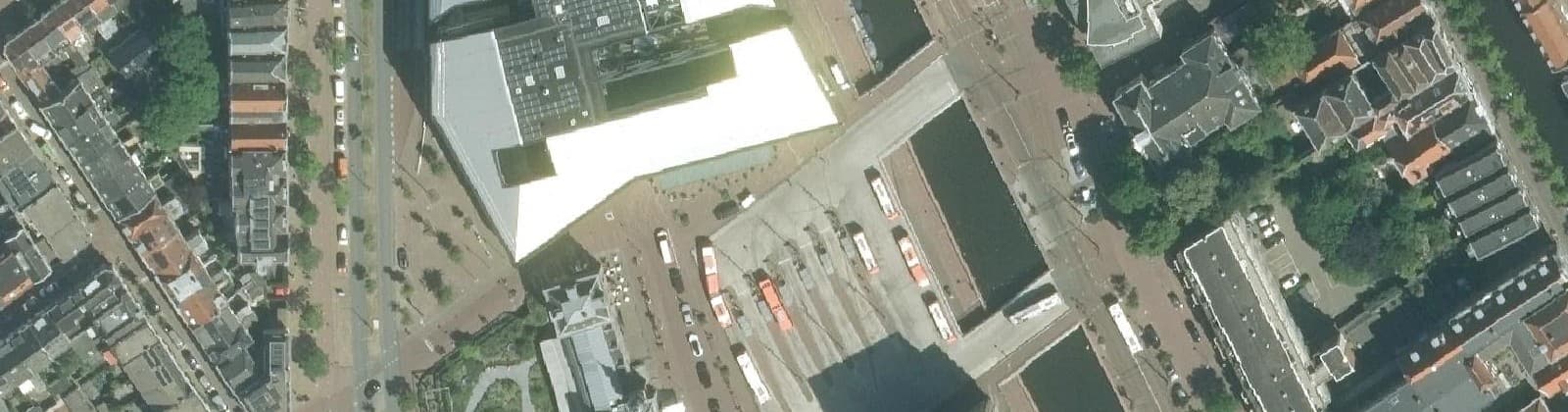 Luchtfoto van Stationsbuurt