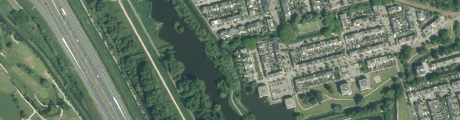 Luchtfoto van Tanthofkadebuurt