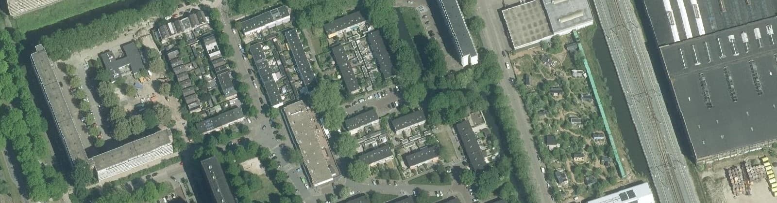 Luchtfoto van Multatulibuurt