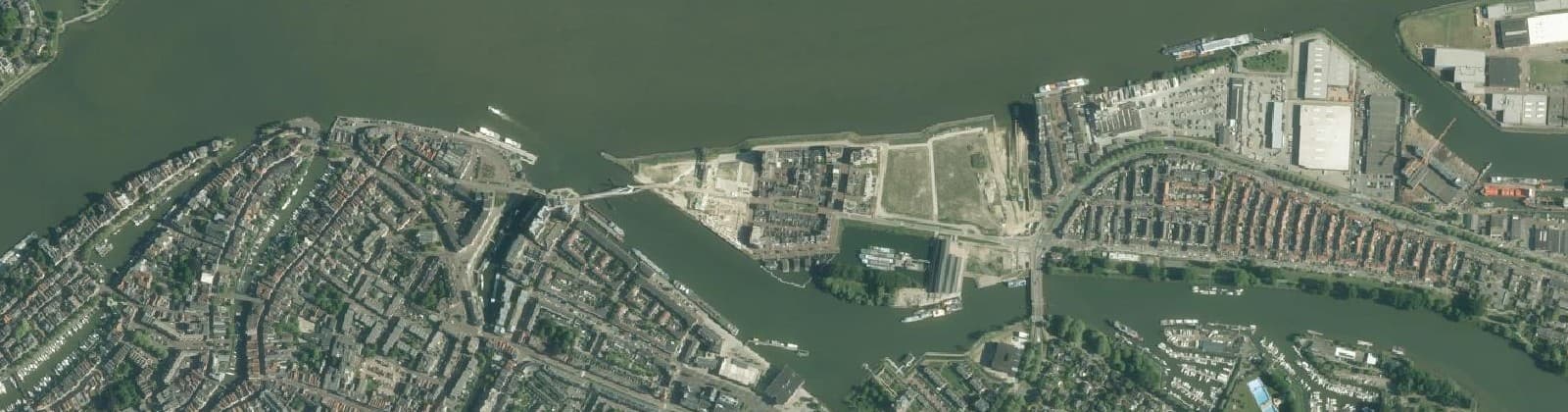 Luchtfoto van Stadswerven