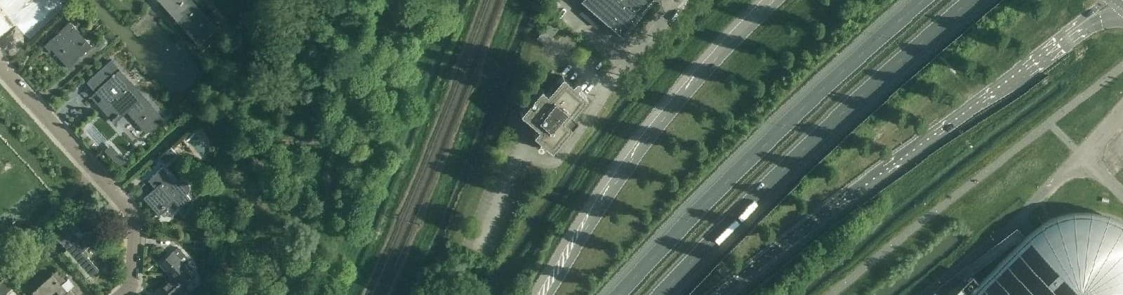 Luchtfoto van Bastion locatie