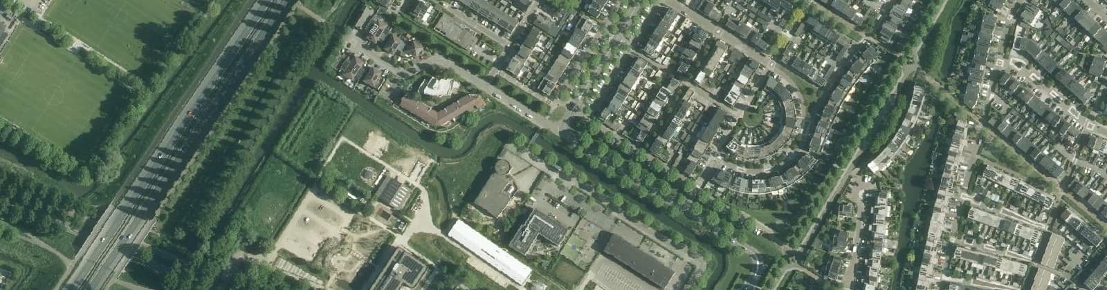 Luchtfoto van Amazone en omgeving