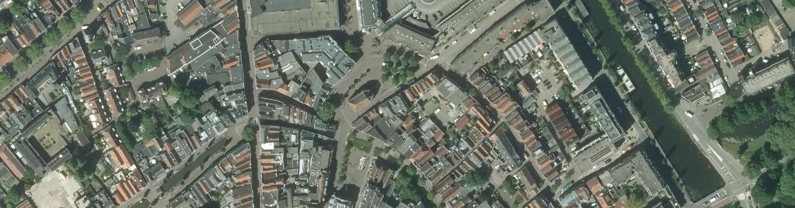 Luchtfoto van Nieuwe Markt e.o.