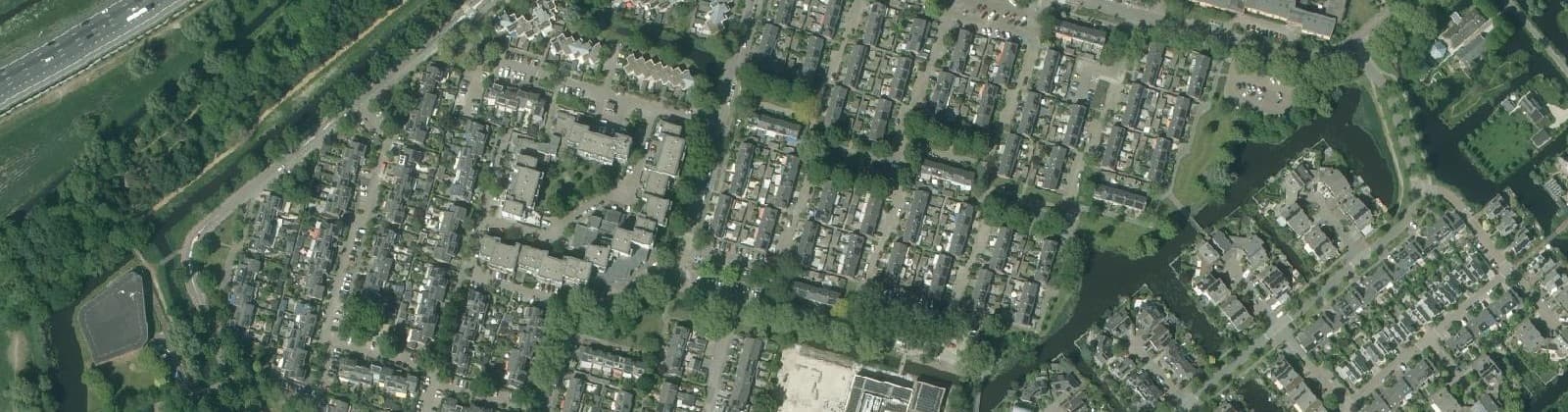 Luchtfoto van Groenhovenkwartier