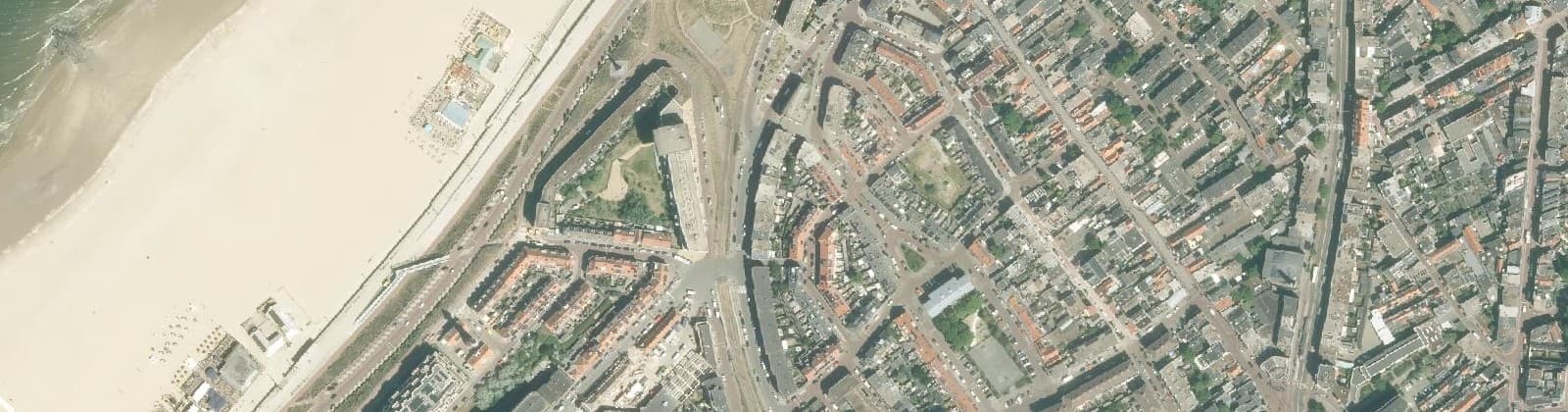 Luchtfoto van Oud Scheveningen