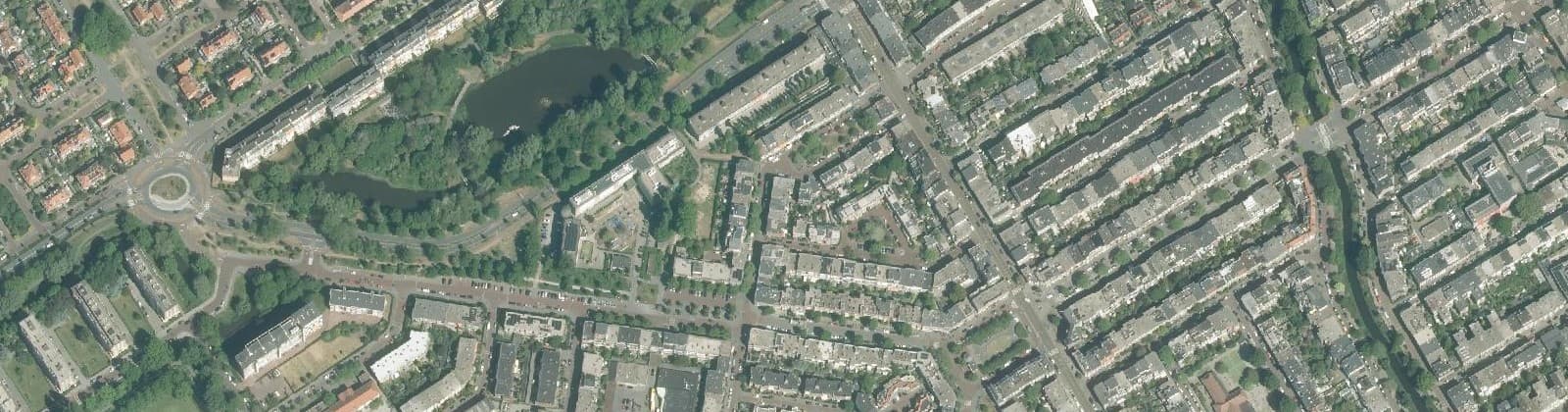Luchtfoto van Bloemenbuurt-Oost