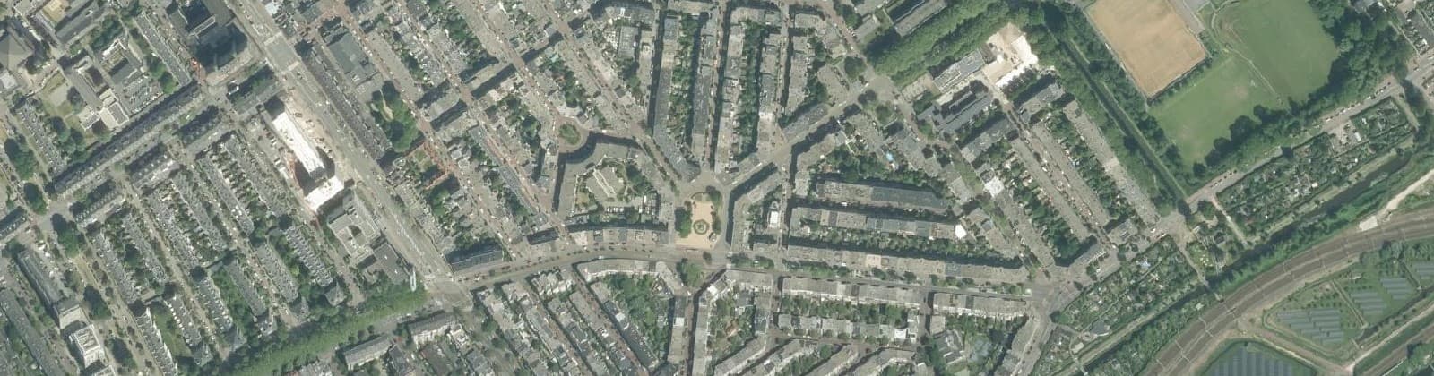 Luchtfoto van Bezuidenhout-Oost