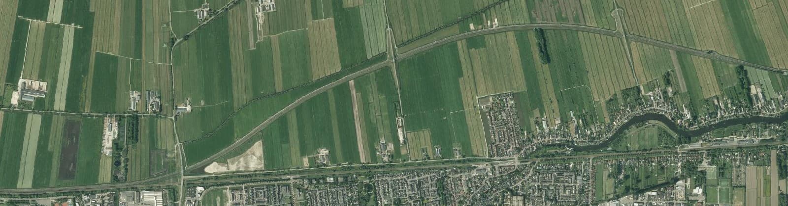 Luchtfoto van Giessendam Het oog