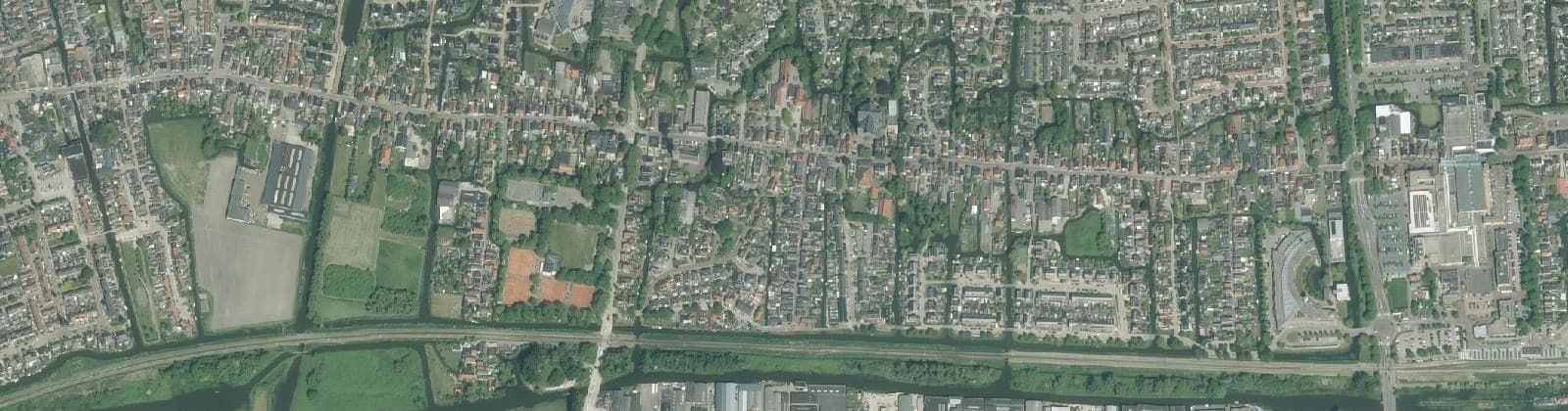 Luchtfoto van Oud Grootebroek