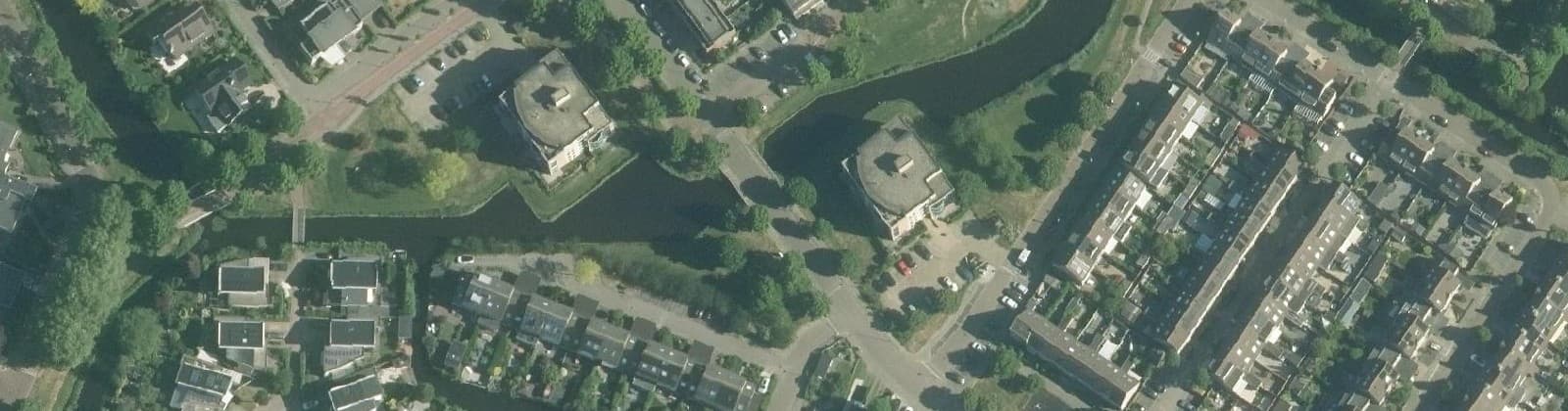 Luchtfoto van Kastelenbuurt