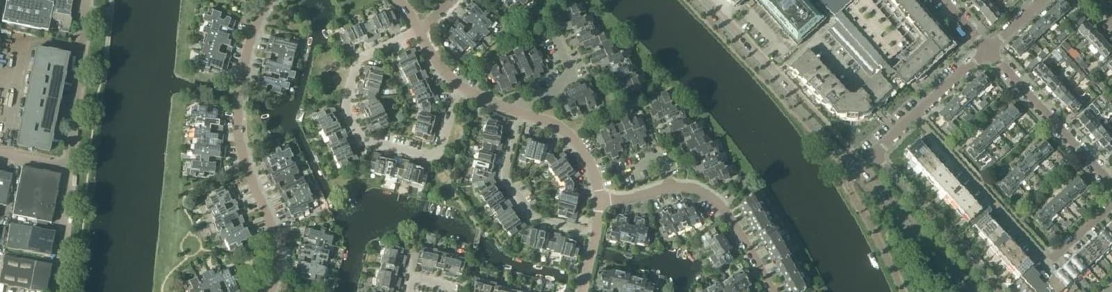 Luchtfoto van Waardeiland
