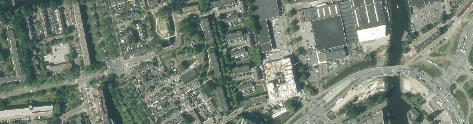 Luchtfoto van Gasthuiswijk