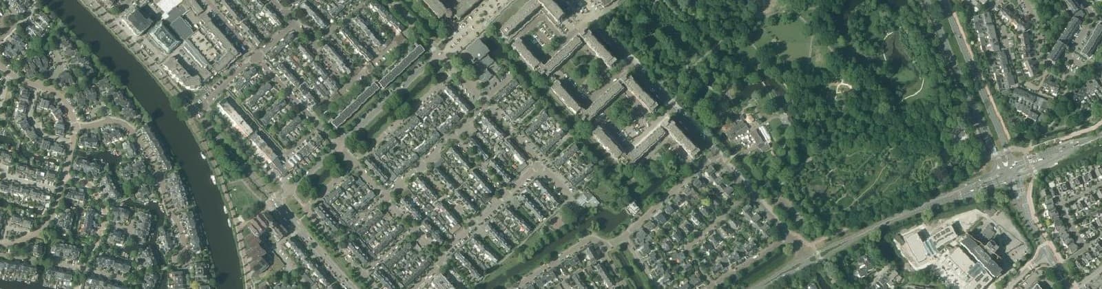 Luchtfoto van Ouderzorg