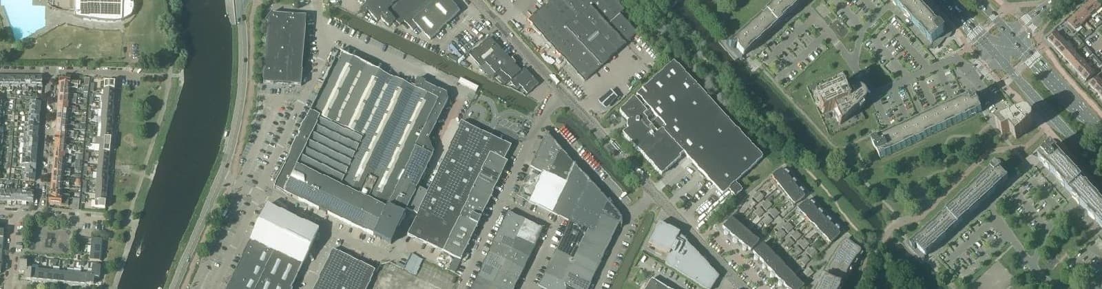 Luchtfoto van De Baanderij