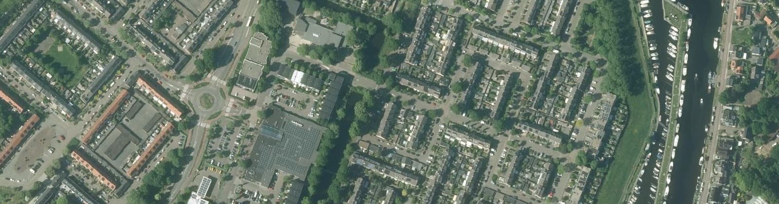Luchtfoto van Componistenbuurt