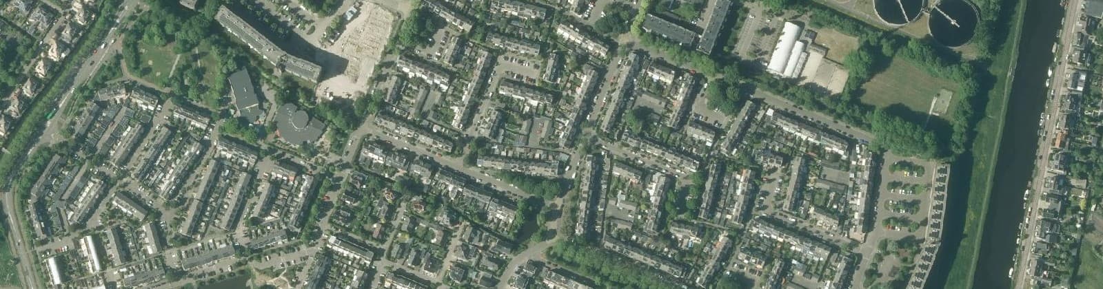 Luchtfoto van Schildersbuurt