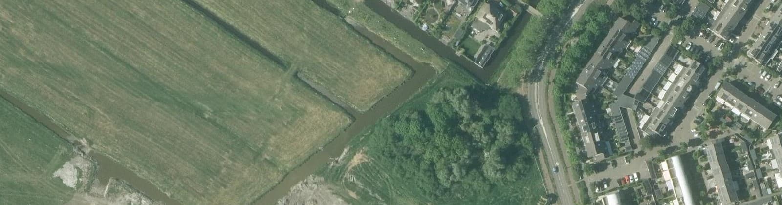 Luchtfoto van Geestwater