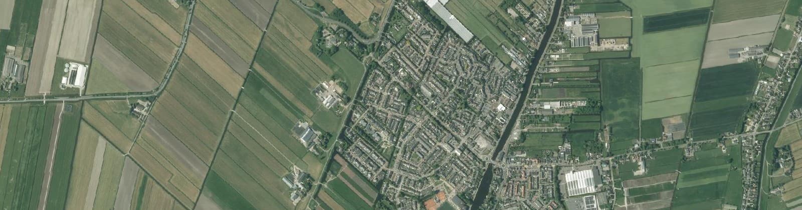 Luchtfoto van Ter Aar Buitengebied