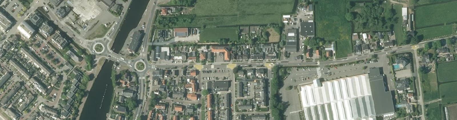Luchtfoto van Aardam Oost