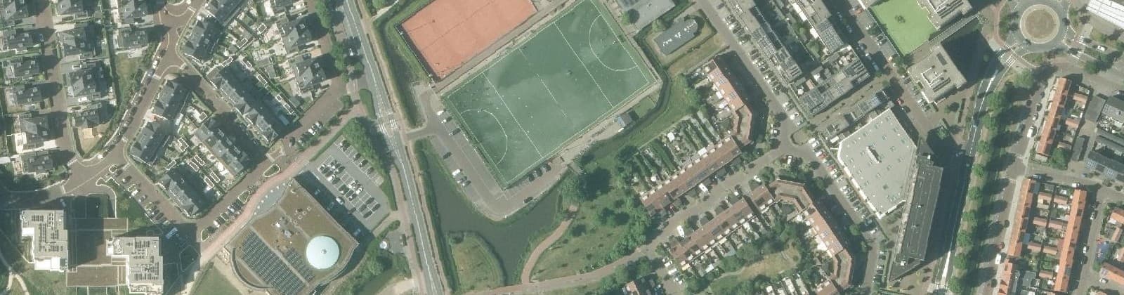 Luchtfoto van Middengebied Midden