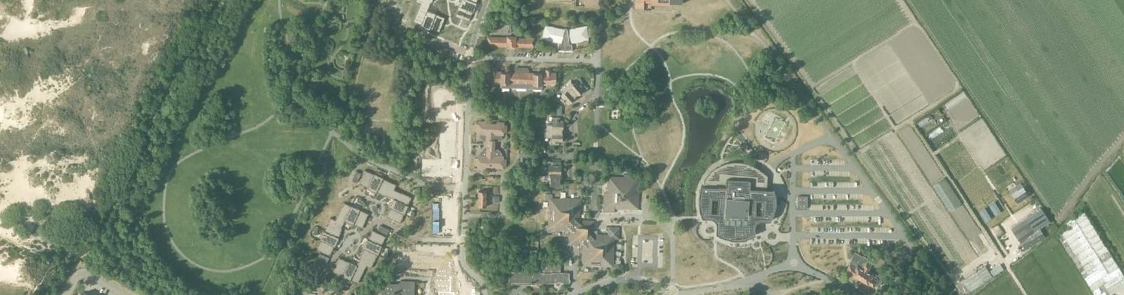 Luchtfoto van Noordwijkerduin