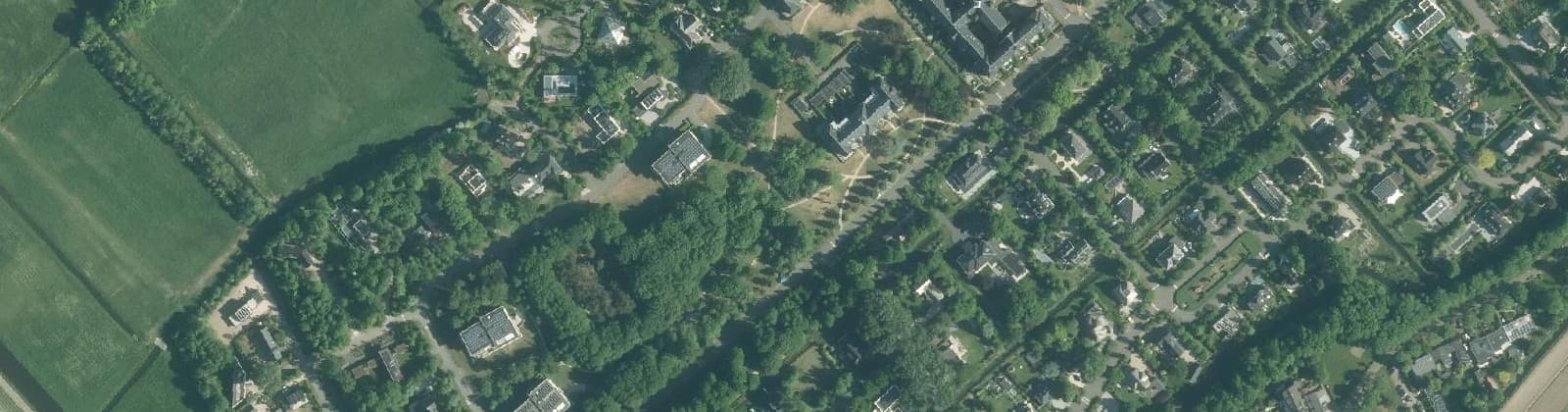 Luchtfoto van Sancta Maria Noordwijk