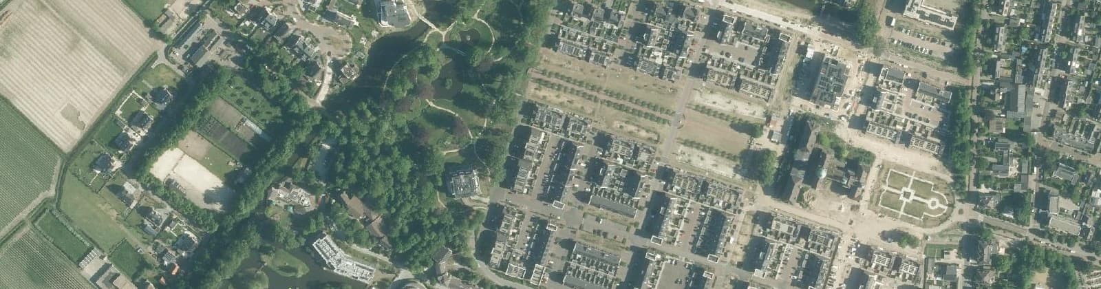 Luchtfoto van In den Houte