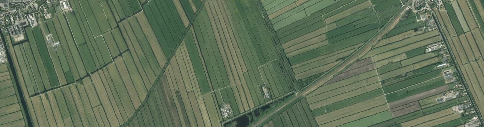 Luchtfoto van Ruige weide