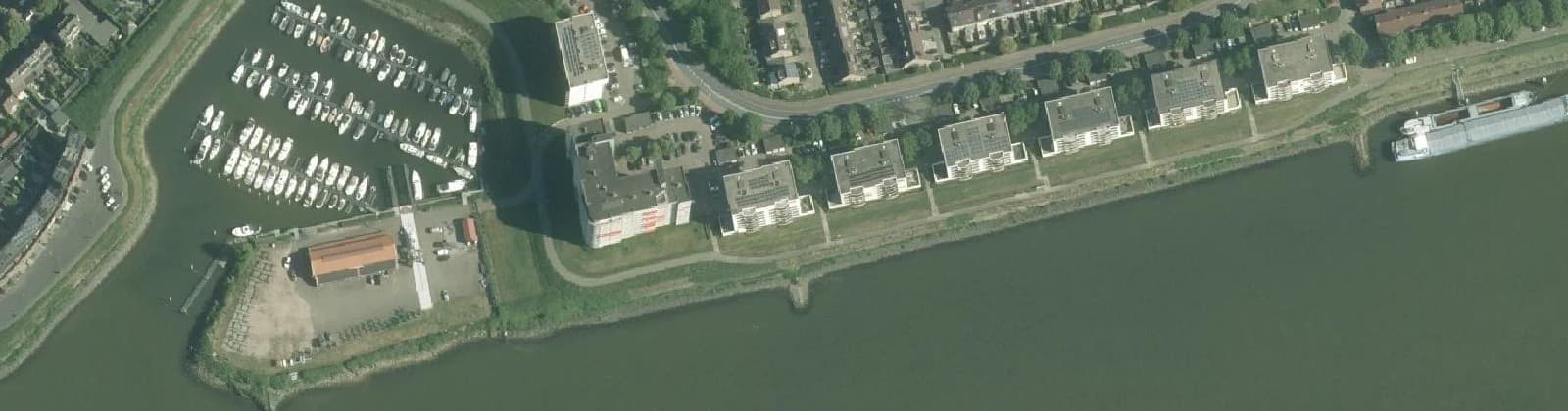 Luchtfoto van Pontonniersbuurt
